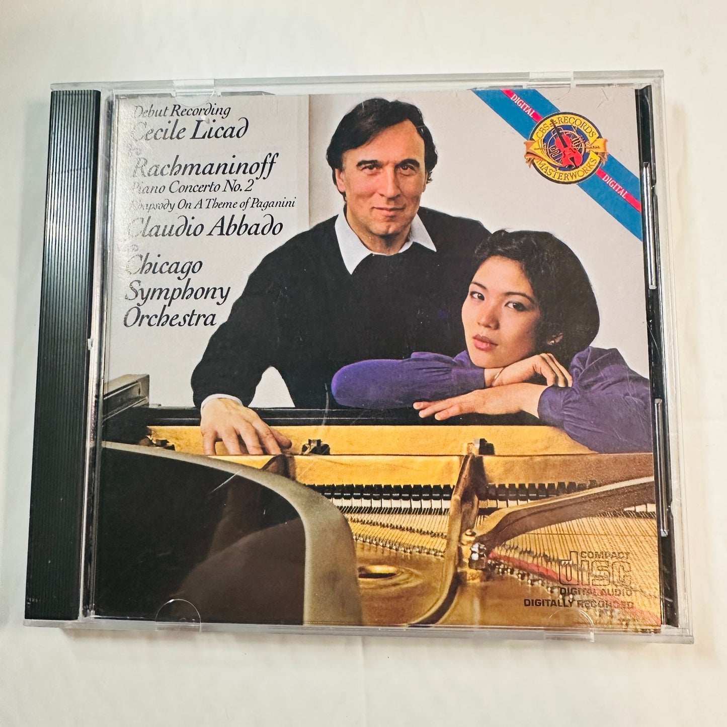 Rachmaninoff Piano Concerto No. 2 Rhapsody On Theme Of Paganini CD Cecile Licad