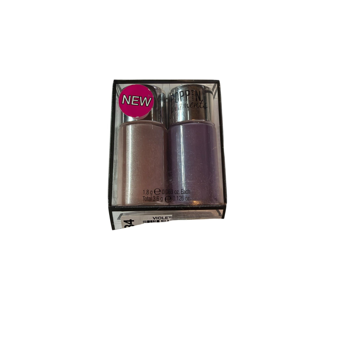 Hard Candy Poppin Pigments Loose Eyeshadow Duo 3.6g Violet & Pink New Sealed
