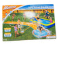 Banzai Aqua Drench 3-in-1 Splash Park With Pool Sprinkler & Water Slide 15ft