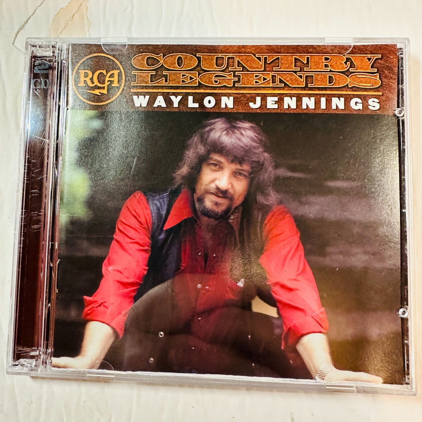 Waylon Jennings Country Legends 2-Disc CD Set RCA Records 2001