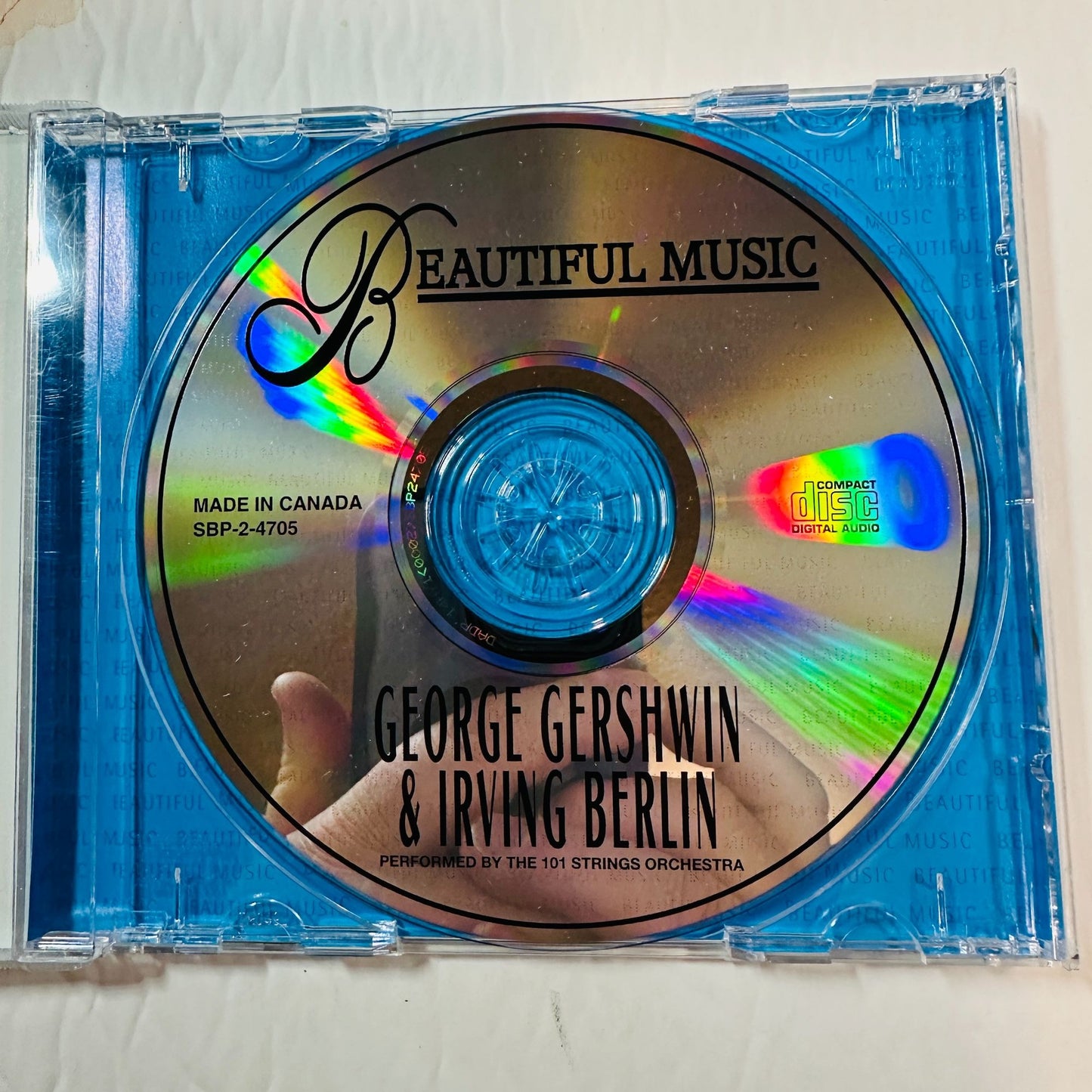 Beautiful Music CD George Gershwin & Irving Berlin By 101 Strings Orchestra