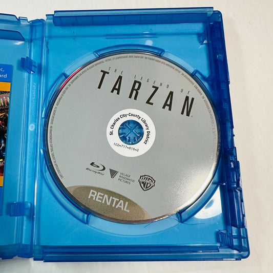 The Legend Of Tarzan Blu-ray DVD Alexander Skarsgård & Samuel L. Jackson St. Charles Library