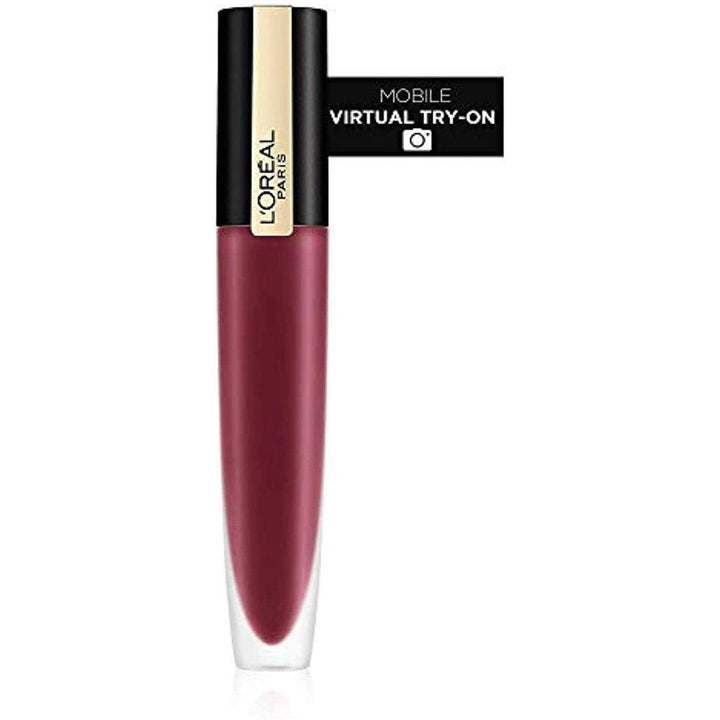 L'Oreal Paris Makeup Rouge Signature Matte Lip Stain Enjoy 410 - Suthern Picker