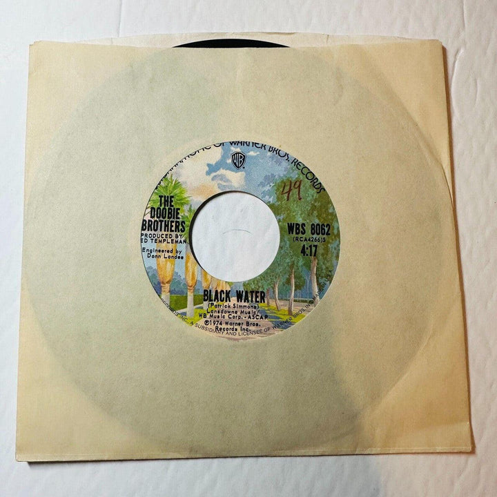 The Doobie Brothers - Black Water / Song To See You Through 45 rpm Vinyl Record 1 - Suthern Picker