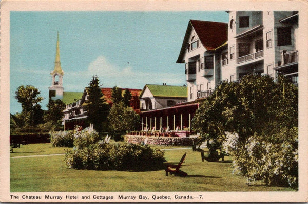 The Chateau Murray Hotel & Cottages Murray Bay Quebec Vintage Postcard Unposted - Suthern Picker