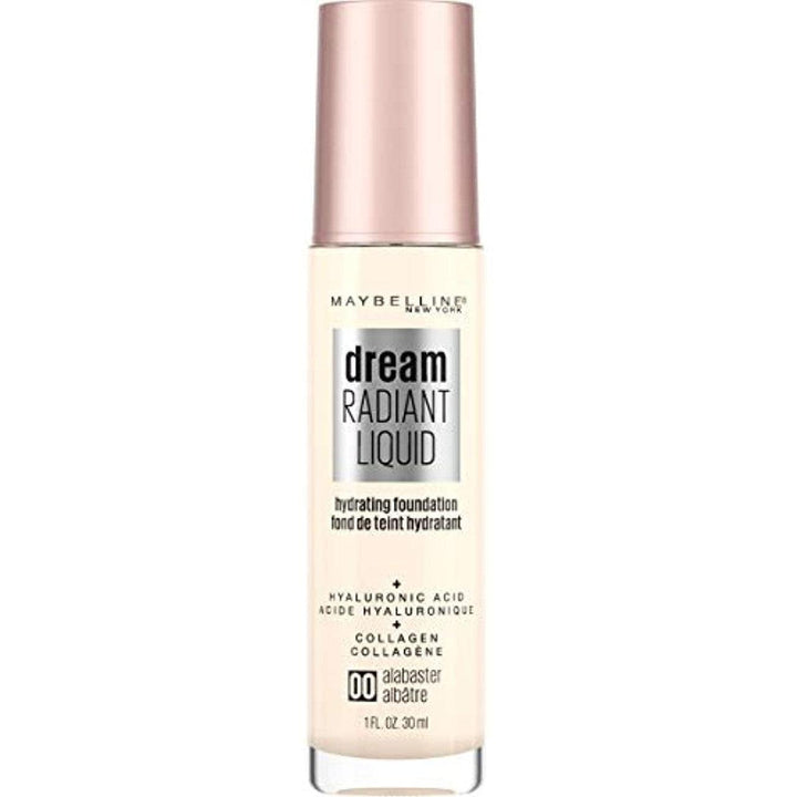 Maybelline Dream Radiant Liquid Lightweight Liquid Foundation Alabaster 00 - Suthern Picker