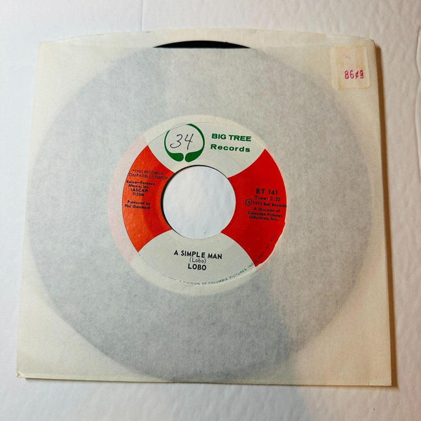 Lobo Don't Expect Me To Be Your Friend / A Simple Man 1972 Rock 45 RPM Record 1 - Suthern Picker