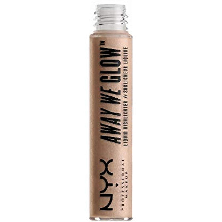 NYX Professional Makeup Away We Glow Liquid Highlighter Moon Beam 0.22 Ounce - Suthern Picker