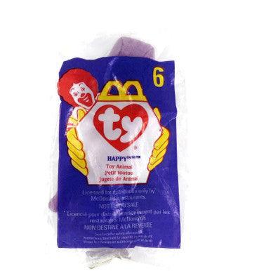 McDonald's Ty Happy #6 Beanie Baby 1993 New In Package - Suthern Picker