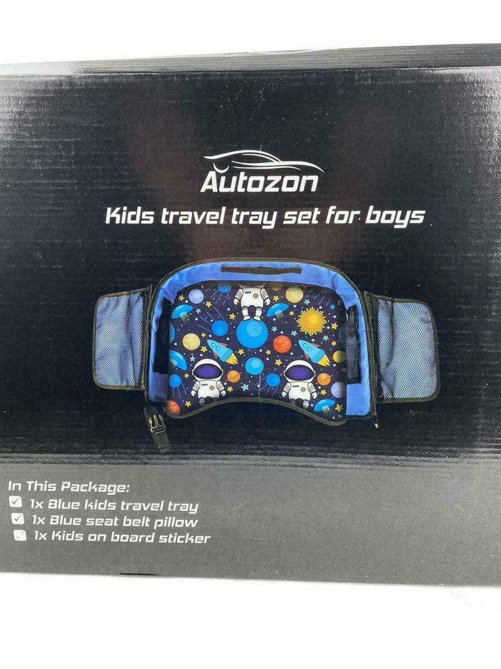 Autozon Kids Travel Tray Set For Boys Auto Activity Organizer NIB Space Theme - Suthern Picker