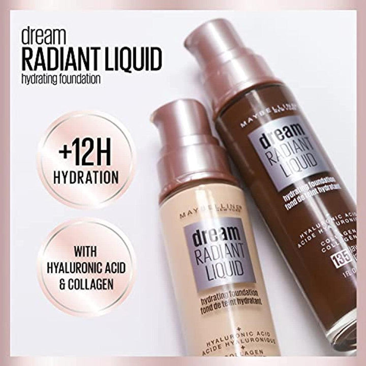 Maybelline Dream Radiant Liquid Lightweight Liquid Foundation Alabaster 00 - Suthern Picker