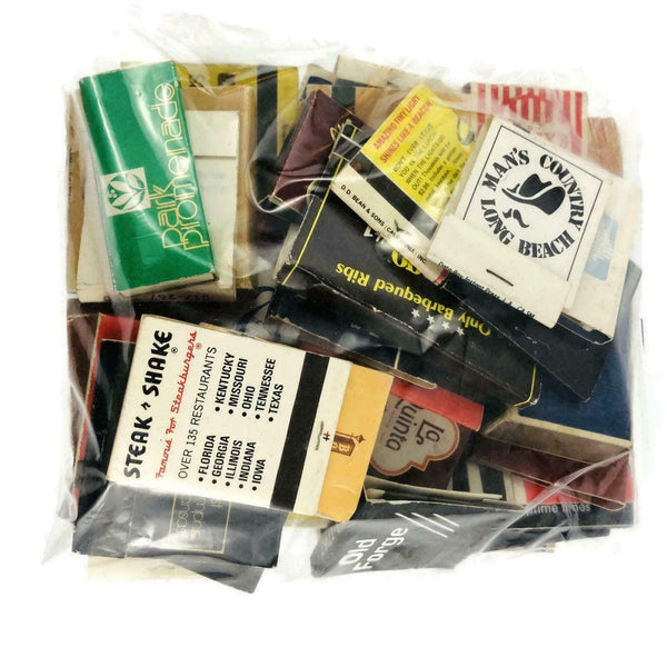 Lot Of Vintage Matchbooks Lobo Lounge Long Beach Steak & Shake Silverbird - Suthern Picker