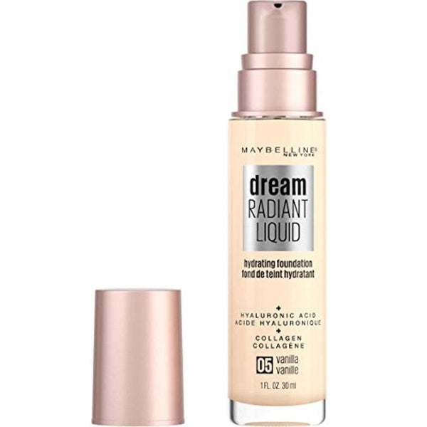 Maybelline Dream Radiant Liquid Medium Coverage Liquid Foundation 05 Vanilla - Suthern Picker