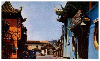 Chinatown Los Angeles California CA Vintage Chrome Kodachrome Postcard - Suthern Picker