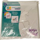 New Image Group Silhouette Canvas Painting Kit Unicorn 6 X 6 - Suthern Picker