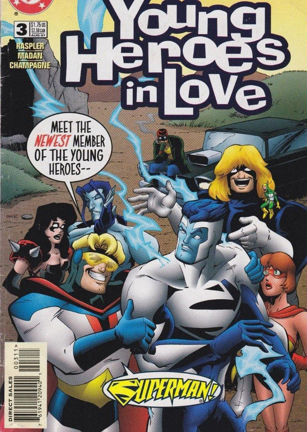 Young Heroes In Love Issue #3 August 1997 Superman Raspler Madan Champagne - Suthern Picker