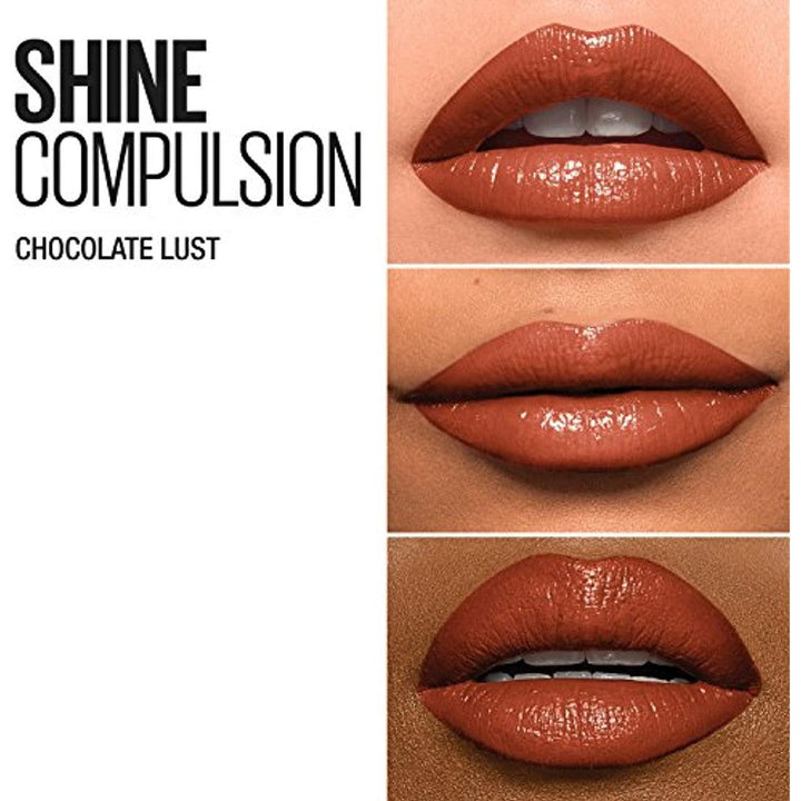 Maybelline New York Sensational Shine Compulsion Lipstick 060 Chocolate Lust - Suthern Picker