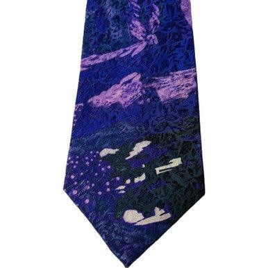 Gianno Italian Import Men's Neck Tie Purple Violet 100% Polyester 47035 - Suthern Picker