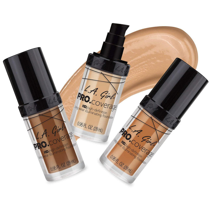 L.A. Girl Pro Coverage Liquid Foundation GLM644 Natural 0.95 Fl Oz - Suthern Picker