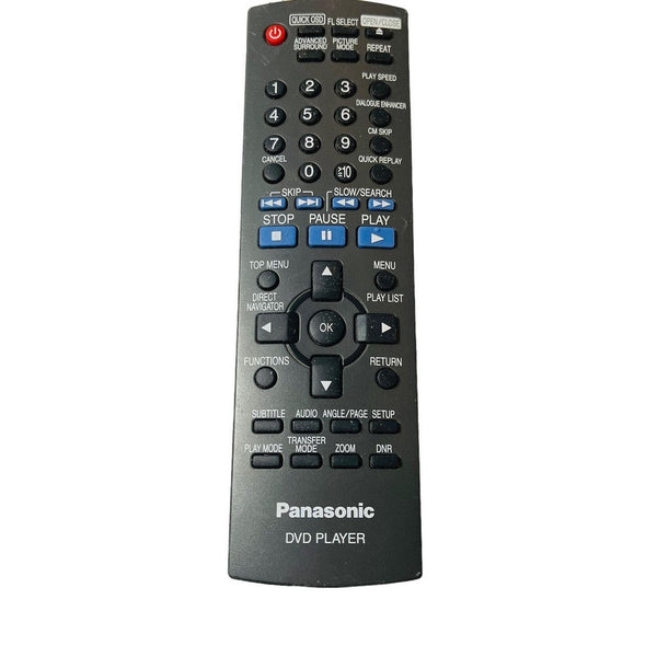 Panasonic EUR7631240 DVD Player Remote Control Tested Works NO BACK - Suthern Picker