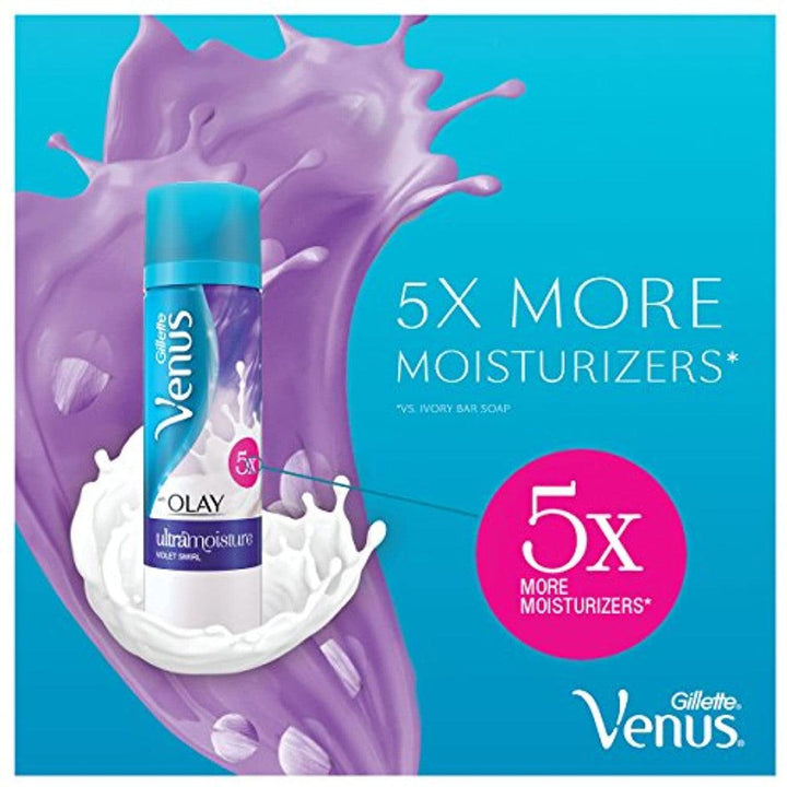 Gillette Venus with Olay UltraMoisture Violet Swirl Women’s 6oz Shave Gel - Suthern Picker