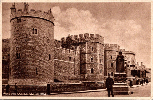 Windsor Castle Castle Hill Postcard Vintage DB Unposted - Suthern Picker