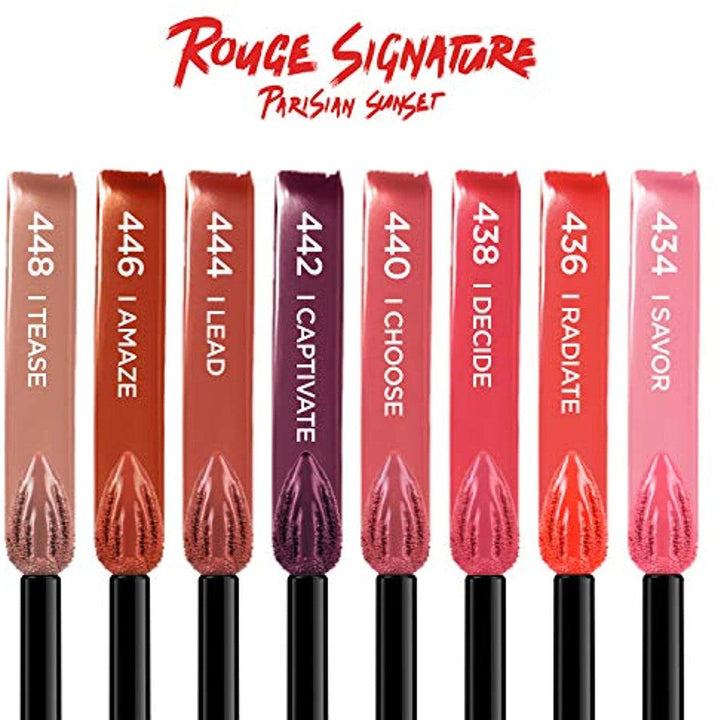 L'Oreal Paris Makeup Rouge Signature Parisian Sunset Collection I Amaze 446 - Suthern Picker