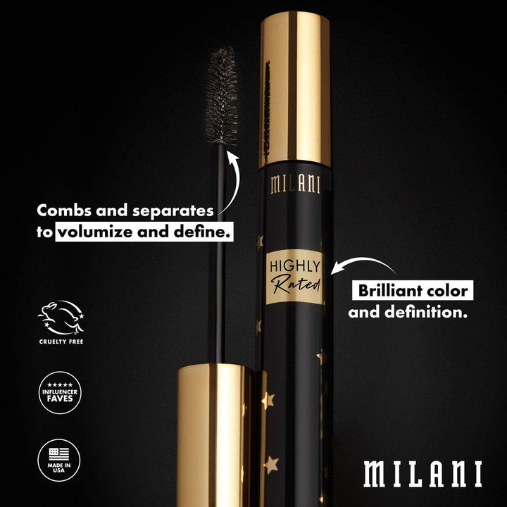 Milani 10-in-1 Volume Mascara Black Lengthening and Voluminous Mascara 0.41 Oz. - Suthern Picker