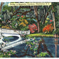 Bridge In Magnolia Gardens Charleston South Carolina Vintage Linen Postcard - Suthern Picker