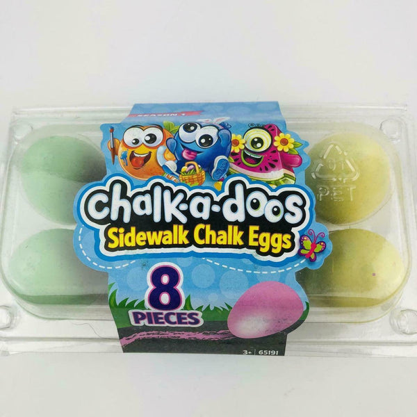 Chalk-a-Doos Sidewalk Chalk Eggs 8 Pieces Season 1 Easter - Suthern Picker