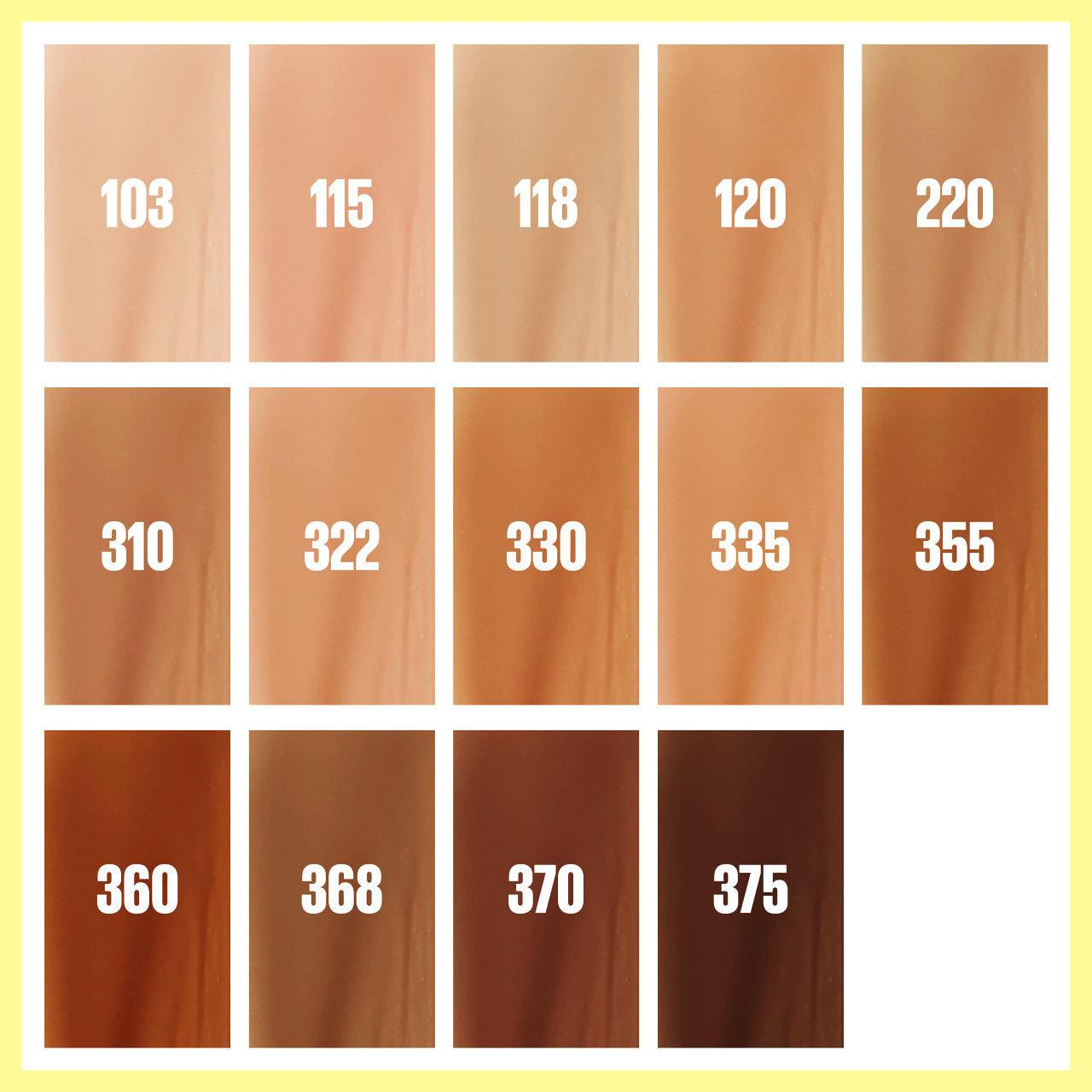 Maybelline Fit Me Tinted Moisturizer mNatural Coverage Face Makeup 370 - Suthern Picker