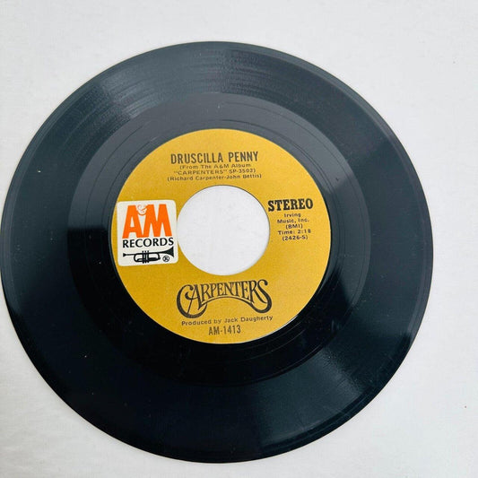 Carpenters 45rpm w/PS ''Sing'' & ''Druscilla Penny'' Good - Suthern Picker