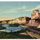 Toll Gate Rock & Pallisades Vintage Linen Postcard Green River Wyoming Hwy 30 - Suthern Picker
