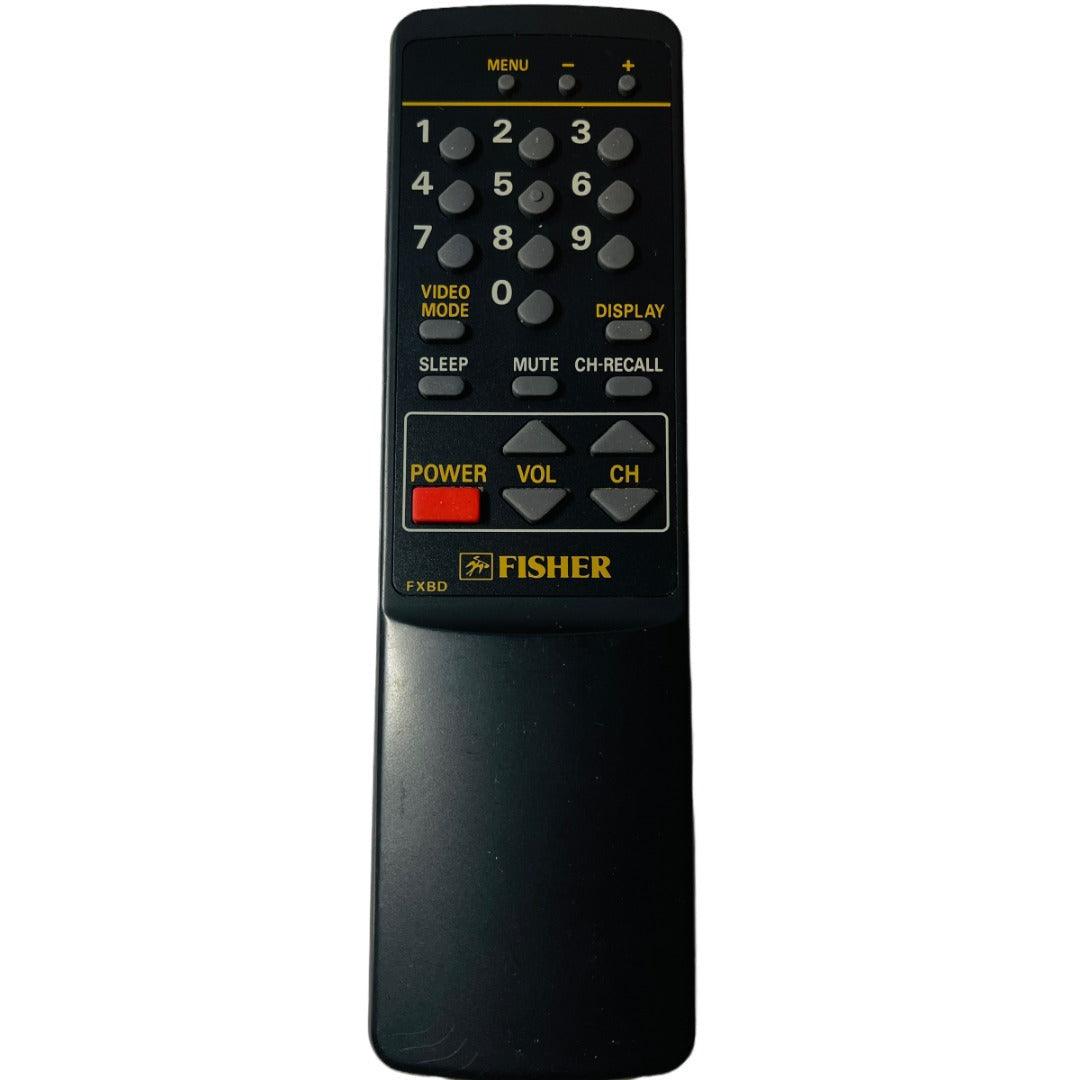 Fisher FXBD Genuine TV Video Remote Control Tested Works NO BACK - Suthern Picker