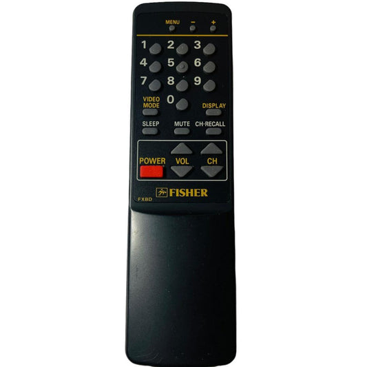 Fisher FXBD Genuine TV Video Remote Control Tested Works NO BACK - Suthern Picker