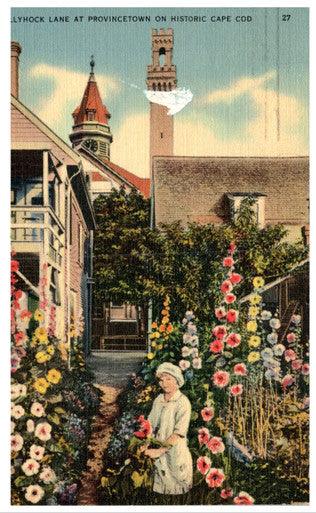 Hollyhock Lake At Provincetown On Historic Cape Cod Vintage Linen Postcard MA - Suthern Picker