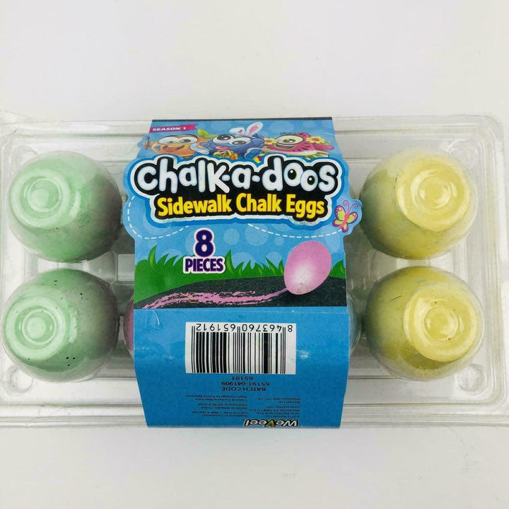 Chalk-a-Doos Sidewalk Chalk Eggs 8 Pieces Season 1 Easter - Suthern Picker