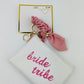 Bridal Bride Hair Ties Pouch With Scrunchie Hair Comb Shower Party Favors Lot - Suthern Picker