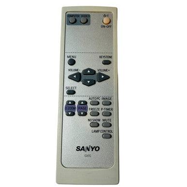 Sanyo CXTC Genuine Projector Remote Control Tested Works NO BACK - Suthern Picker