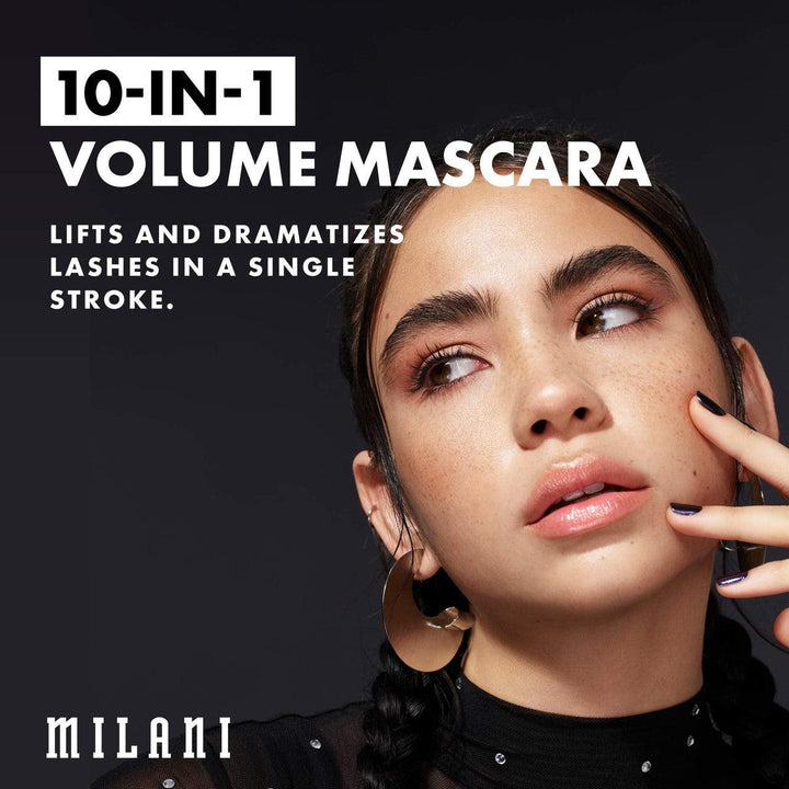 Milani 10-in-1 Volume Mascara Black Lengthening and Voluminous Mascara 0.41 Oz. - Suthern Picker