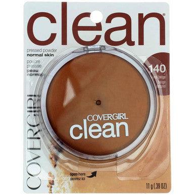 CoverGirl Clean Pressed Powder Compact Natural Beige #140 0.39 oz - Suthern Picker