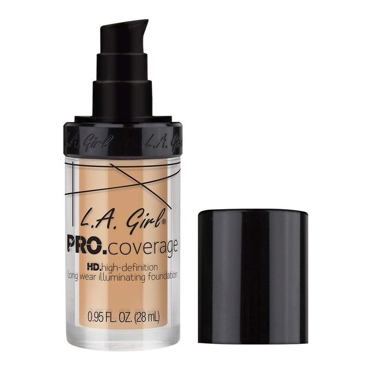 L.A. Girl Pro Coverage Liquid Foundation GLM644 Natural 0.95 Fl Oz - Suthern Picker