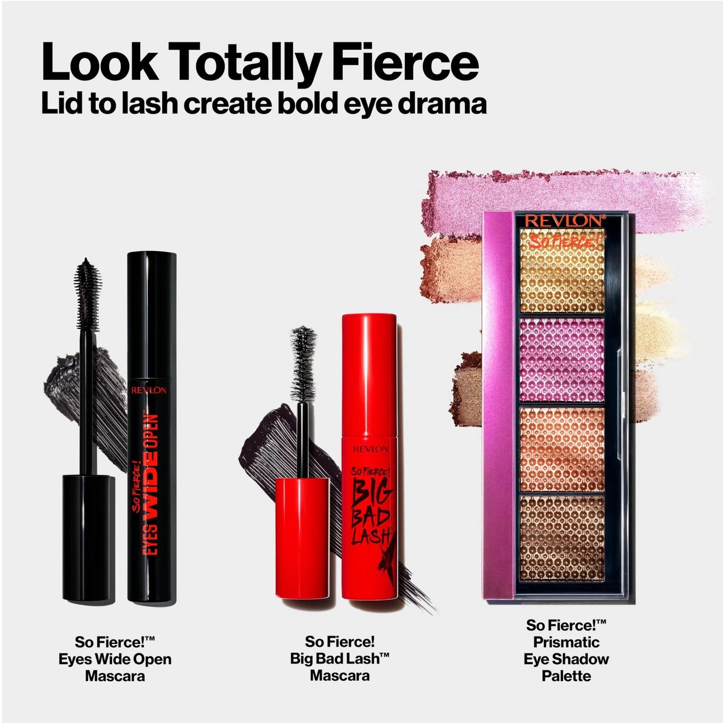 Revlon So Fierce Eyes Wide Open Mascara Push-up Brush 103 Black Brown 0.24 fl oz