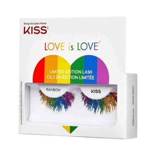 KISS Limited Edition Pride False Eyelashes Rainbow 1 Pair 87543 PDL03