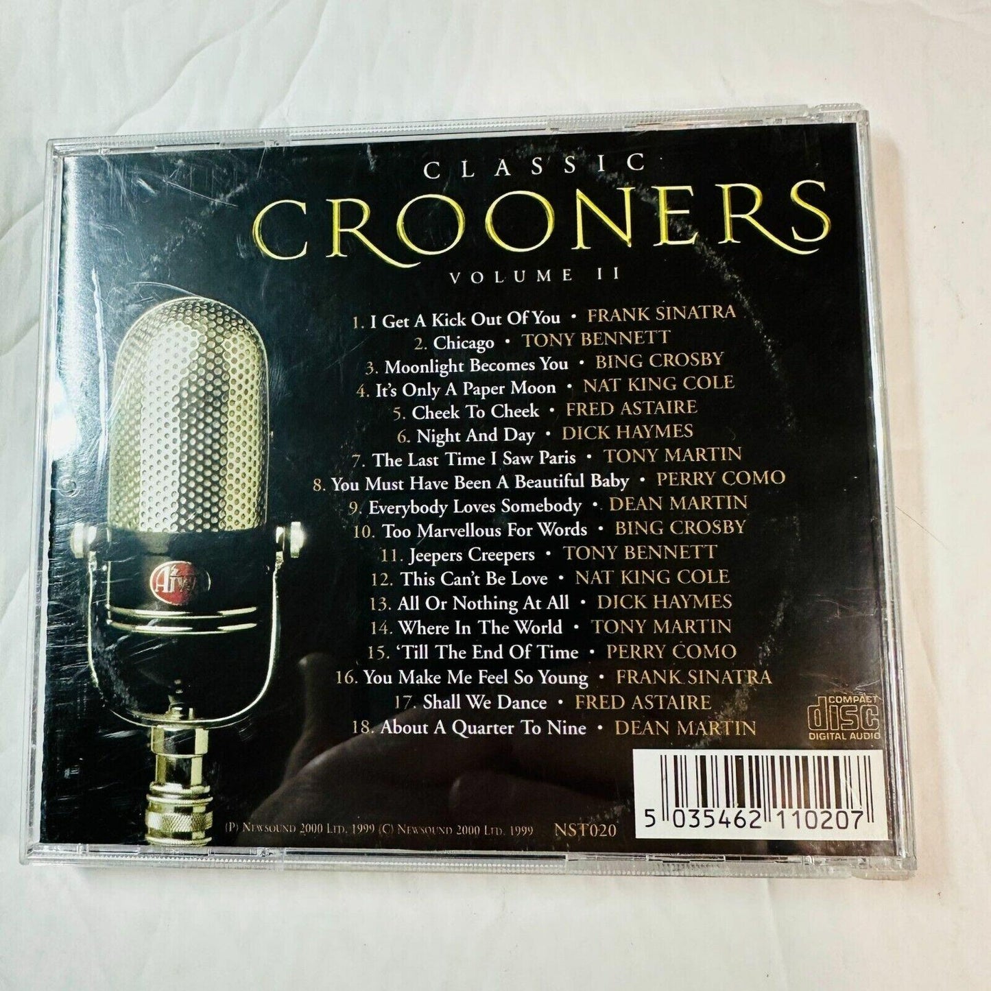 Classic Crooners Volume II CD Featuring Frank Sinatra Bing Crosby & More