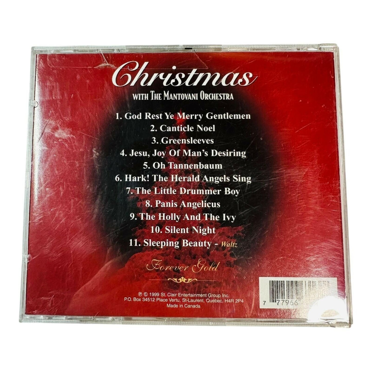 Christmas CD With The Mantovani Orchestra Forever Gold Edition Classic