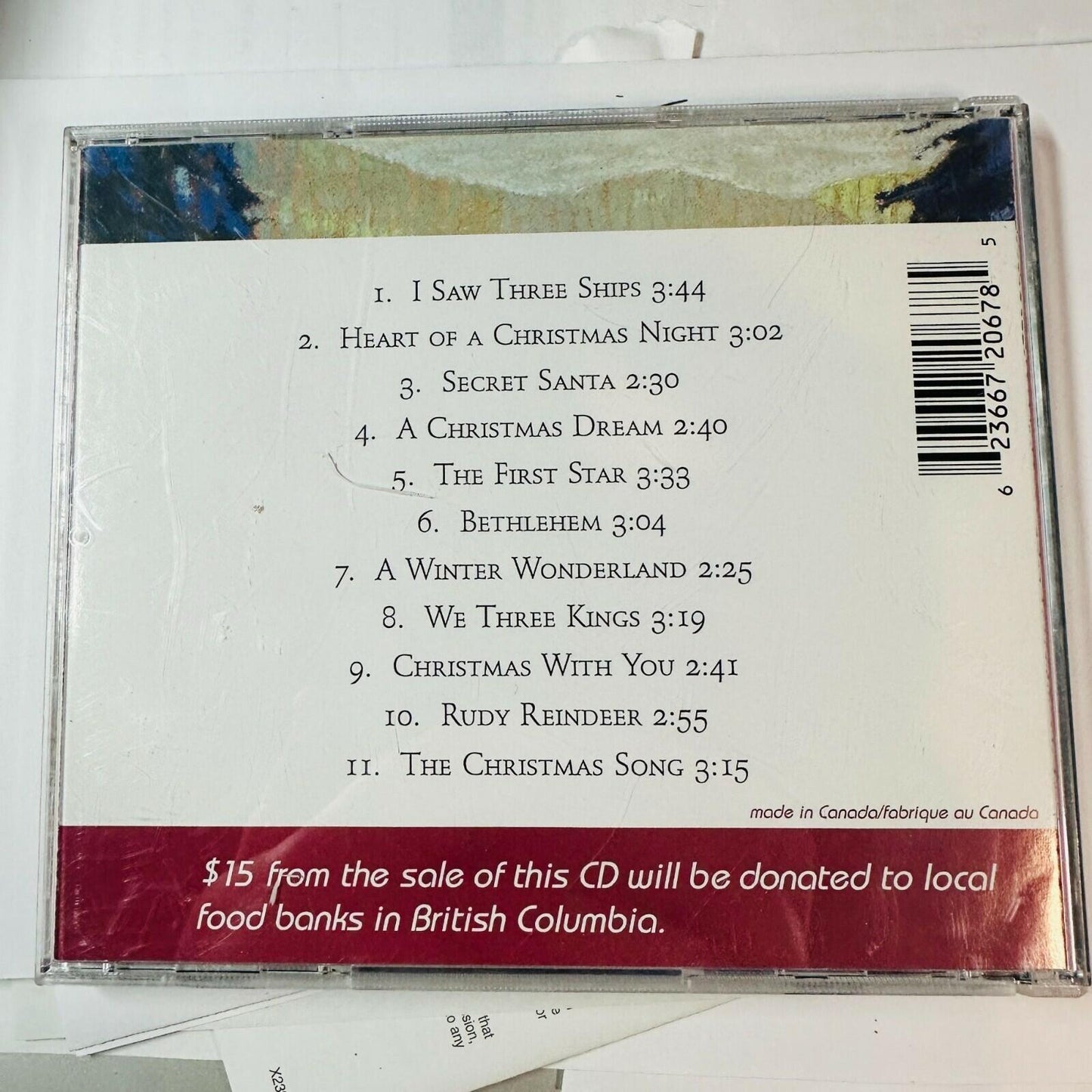A Christmas Dream CD Valdy Gary Fjellgaard Nathan Tinkham Saskia Munroe