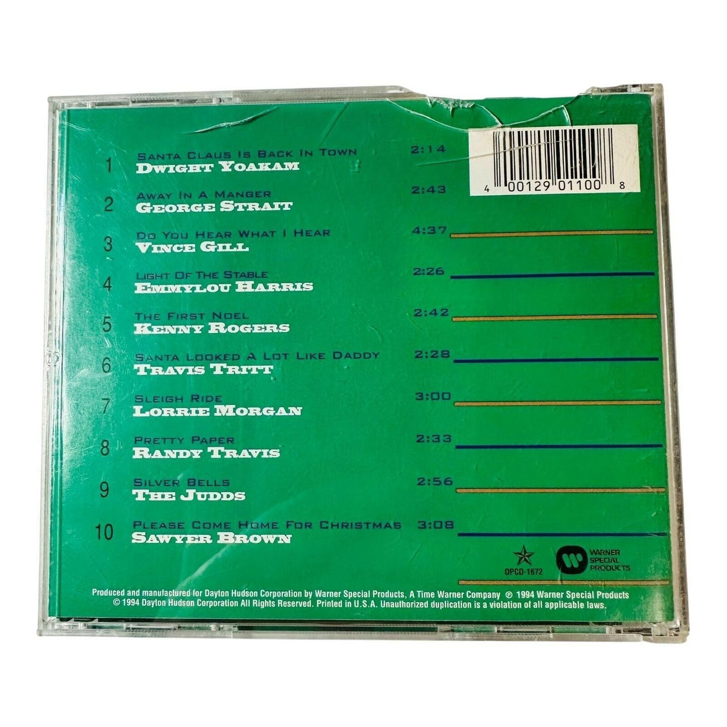 A Country Christmas CD Featuring Dwight Yoakam George Strait Vince Gill & More