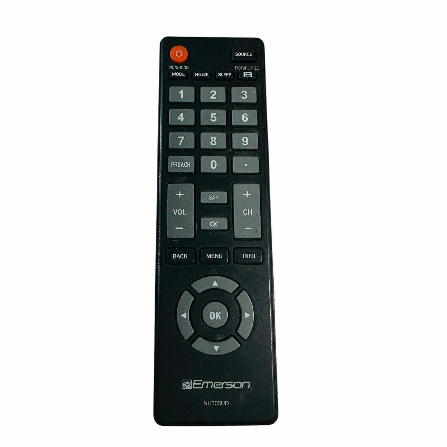 Emerson NH303UD Remote Control For TV/DVD Functions