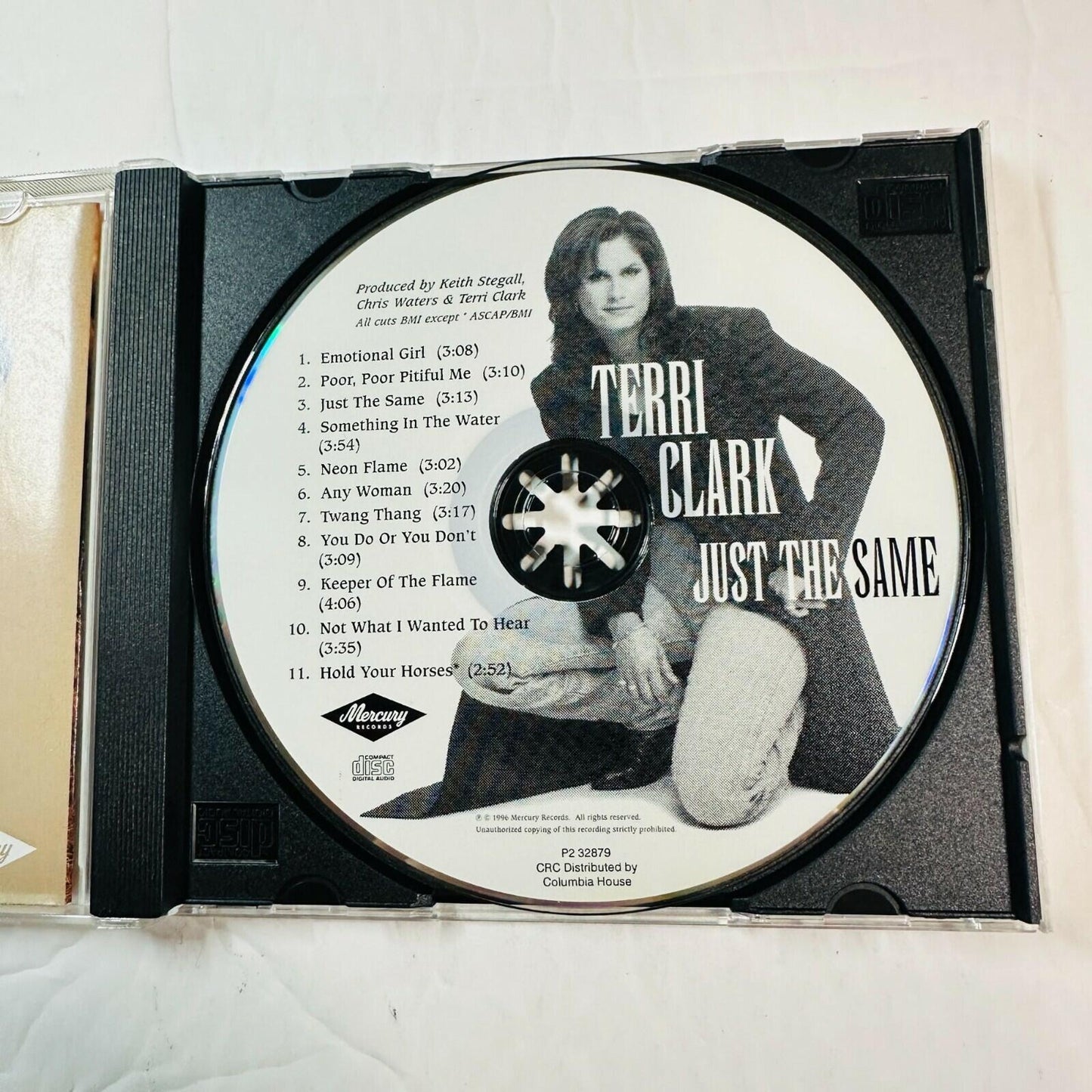 Terri Clark "Just The Same" Country Music CD 1996 Keith Stegall Mercury Records